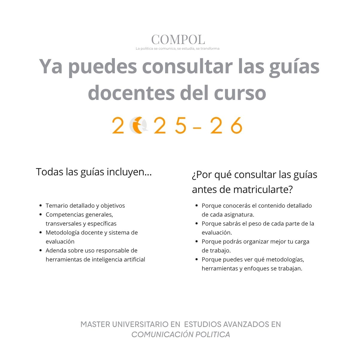 Empieza el curso 2025-2026 con buen pie!